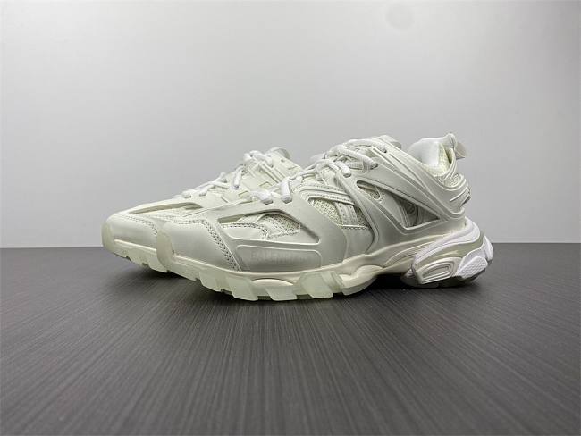 balenciaga track triple white