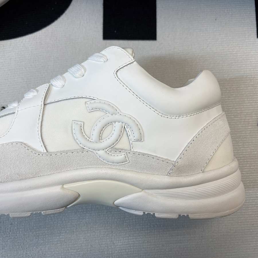 Chanel Low Top Trainer White - LULULIFE