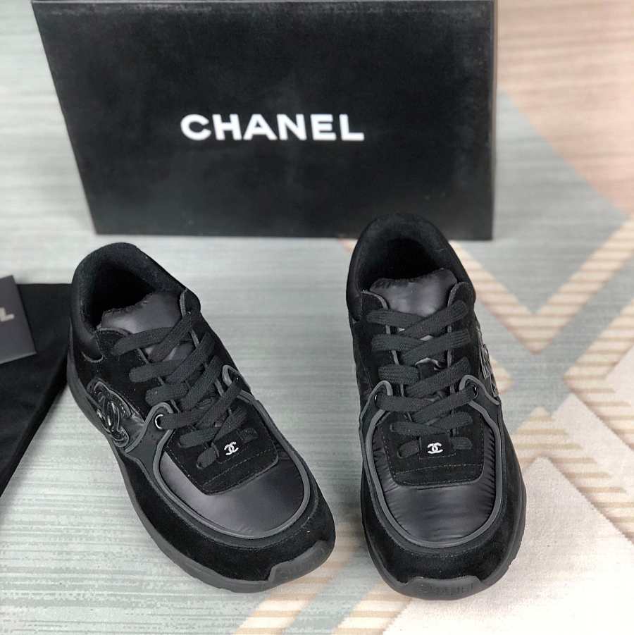 Chanel Low Top Trainer Black (W) G34360 Y53536 94305 - LULULIFE