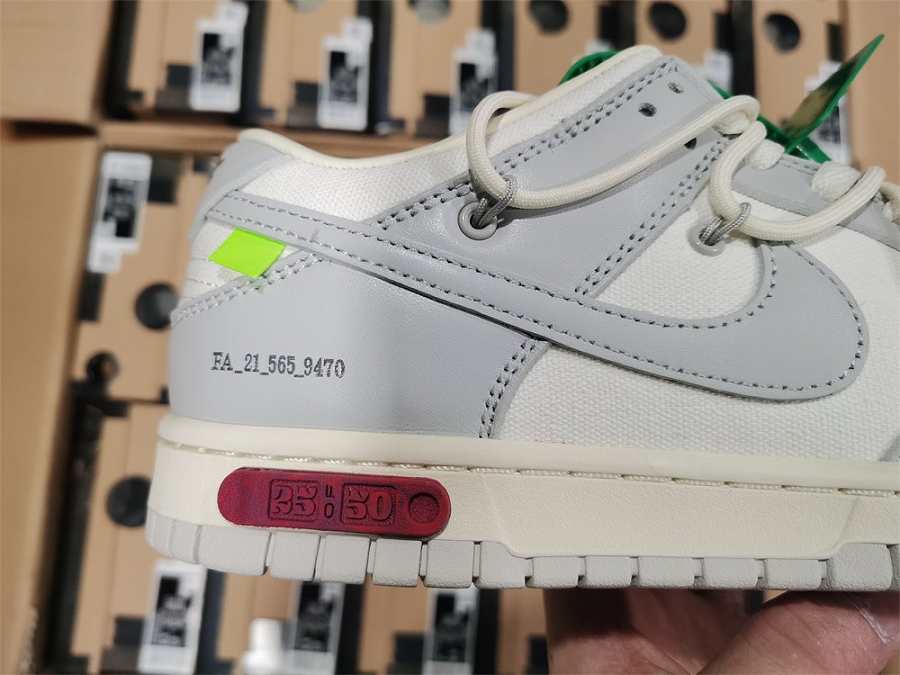 Nike Dunk Low Off-White Lot 25 DM1602-121 - LULULIFE