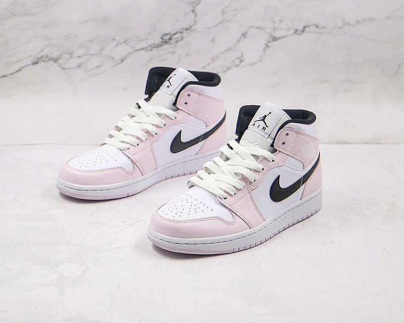 Air Jordan 1 Mid Barely Rose (W) BQ6472-500 - LULULIFE