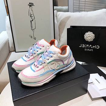 chanel sneakers rainbow