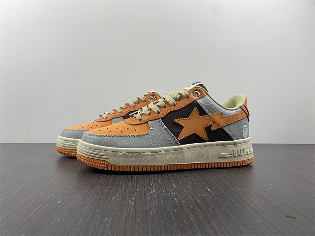 bape air force 1 orange